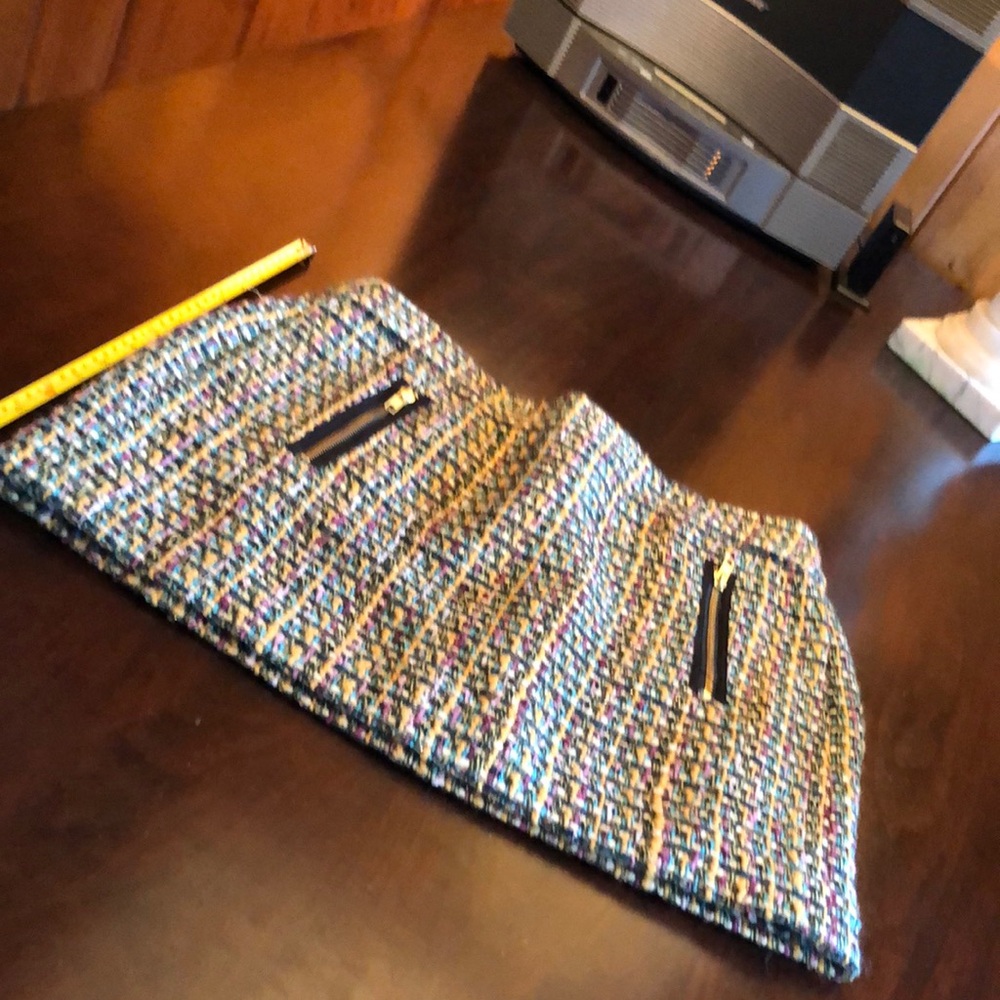 Chanel Multicolor Tweed Skirt